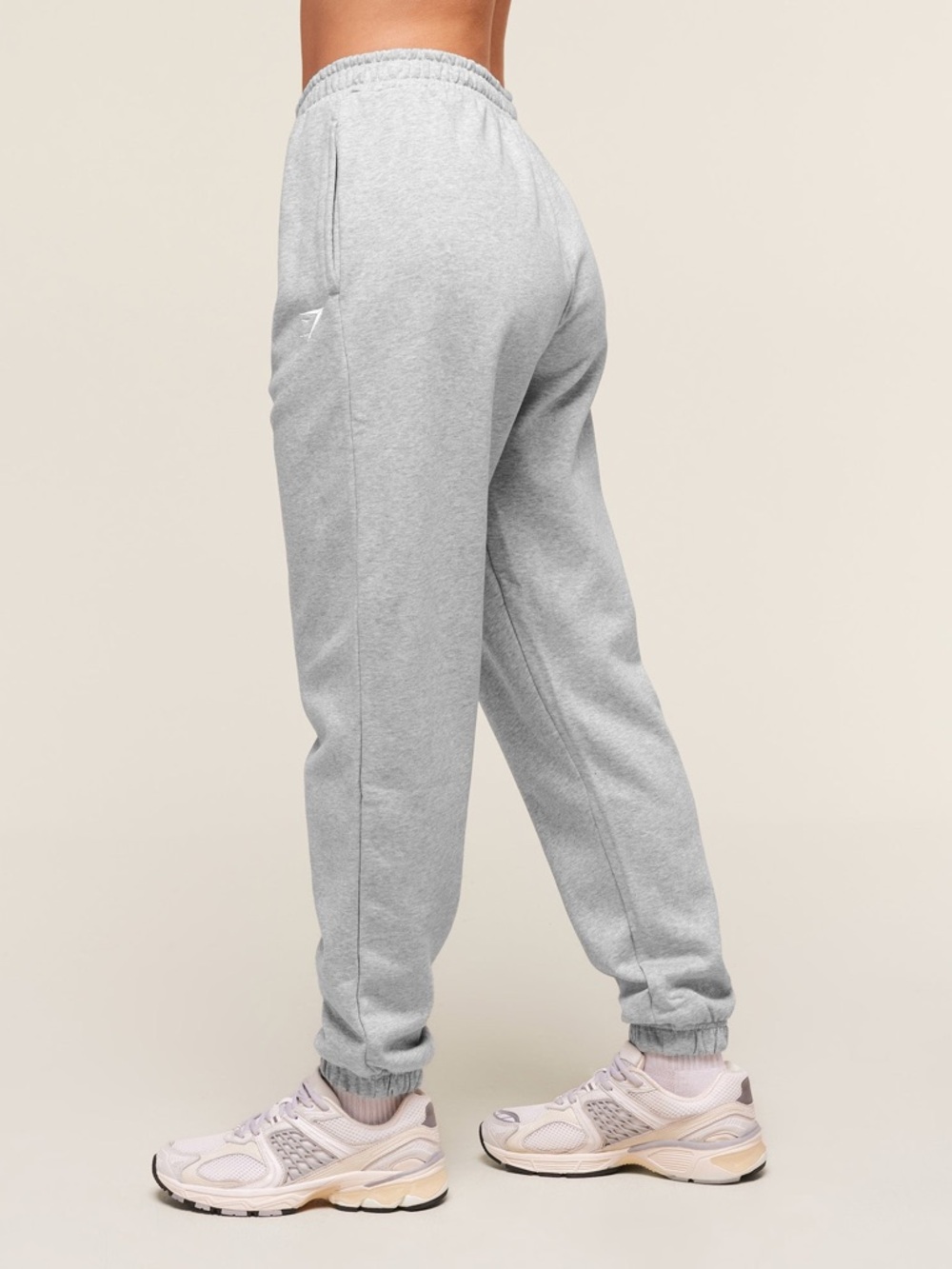 Gymshark Training Fleece Joggers Gray Sweatpants Athletic Loungewear Sporty L - Picture 3 of 10